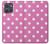 S2358 Rose à pois Etui Coque Housse pour Motorola Moto G Power (2025,2026)