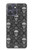 S2371 Crâne Motif monochrome Millésime Etui Coque Housse pour Motorola Moto G Power (2025)