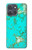 S2377 Turquoise Texture Motif imprimé Gemme Etui Coque Housse pour Motorola Moto G Power (2025)