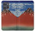 S2390 Katsushika Hokusai Fuji Rouge Etui Coque Housse pour Motorola Moto G Power (2025,2026)