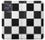 S2492 Noir et blanc Damier Etui Coque Housse pour Motorola Moto G Power (2025)