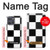 S2492 Noir et blanc Damier Etui Coque Housse pour Motorola Moto G Power (2025)