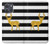 S2794 Noir et blanc rayé cerf d'or Sparkles Etui Coque Housse pour Motorola Moto G Power (2025,2026)