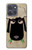 S2826 Mignon Noir Sheep Dormir Dessin Etui Coque Housse pour Motorola Moto G Power (2025,2026)