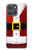 S2846 Costume de Noël Père Noël Rouge Etui Coque Housse pour Motorola Moto G Power (2025)
