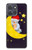 S2849 Mignon Lune Nuit Sleepy Chouette Etui Coque Housse pour Motorola Moto G Power (2025)