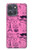 S2885 Paris Rose Etui Coque Housse pour Motorola Moto G Power (2025,2026)