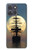S2897 Pirate Ship Lune Nuit Etui Coque Housse pour Motorola Moto G Power (2025,2026)