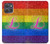 S2900 Arc en ciel LGBT Fierté lesbienne Drapeau Etui Coque Housse pour Motorola Moto G Power (2025)