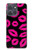 S2933 Bisous Rose Lips sur Noir Etui Coque Housse pour Motorola Moto G Power (2025,2026)