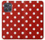 S2951 Rouge Pois Etui Coque Housse pour Motorola Moto G Power (2025)