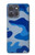 S2958 Armée Bleu Camo Camouflage Etui Coque Housse pour Motorola Moto G Power (2025,2026)