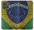 S3297 Brésil Drapeau graphique Football Millésime Etui Coque Housse pour Motorola Moto G Power (2025)