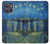 S3336 Van Gogh Nuit étoilée sur le Rhône Etui Coque Housse pour Motorola Moto G Power (2025,2026)