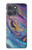 S3676 Pierre de marbre abstraite colorée Etui Coque Housse pour Motorola Moto G Power (2025,2026)
