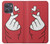 S3701 Mini signe d'amour de coeur Etui Coque Housse pour Motorola Moto G Power (2025,2026)