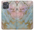 S3717 Imprimé graphique en marbre bleu pastel or rose Etui Coque Housse pour Motorola Moto G Power (2025,2026)