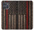 S3804 Graphique de drapeau de ligne rouge en métal de pompier Etui Coque Housse pour Motorola Moto G Power (2025,2026)