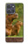 S3917 Cochon d'Inde géant de la famille Capybara Etui Coque Housse pour Motorola Moto G Power (2025)
