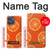 S3946 Motif orange sans couture Etui Coque Housse pour Motorola Moto G Power (2025)