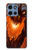 S0414 Dragon de feu Etui Coque Housse pour Motorola Moto G 5G (2025)