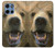 S0840 Grizzly Bear visage Etui Coque Housse pour Motorola Moto G 5G (2025)