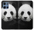 S1072 Panda Etui Coque Housse pour Motorola Moto G 5G (2025)
