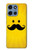 S1145 Soleil jaune Mustache Etui Coque Housse pour Motorola Moto G 5G (2025)