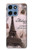 S2211 Carte postale de Paris Tour Eiffel Etui Coque Housse pour Motorola Moto G 5G (2025)
