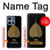 S2331 Feuille d'or bouddhiste Symbole de l'OM Etui Coque Housse pour Motorola Moto G 5G (2025)