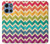 S2362 Arc en ciel coloré Shavron Zig zag Etui Coque Housse pour Motorola Moto G 5G (2025)