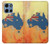 S2494 Australie Drapeau Carte texture de la roche Etui Coque Housse pour Motorola Moto G 5G (2025)