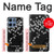 S2544 Kimono japonais style Noir motif fleur Etui Coque Housse pour Motorola Moto G 5G (2025)