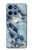 S2689 Bleu Marbre Texture Imprimé graphique Etui Coque Housse pour Motorola Moto G 5G (2025)