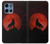 S2955 Loup Hurlant Rouge Lune Etui Coque Housse pour Motorola Moto G 5G (2025)