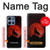 S2955 Loup Hurlant Rouge Lune Etui Coque Housse pour Motorola Moto G 5G (2025)