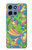 S3273 Fleur Ligne Motif Art Etui Coque Housse pour Motorola Moto G 5G (2025)