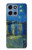 S3336 Van Gogh Nuit étoilée sur le Rhône Etui Coque Housse pour Motorola Moto G 5G (2025)