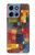 S3341 Paul Klee Raumarchitekturen Etui Coque Housse pour Motorola Moto G 5G (2025)