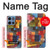 S3341 Paul Klee Raumarchitekturen Etui Coque Housse pour Motorola Moto G 5G (2025)