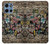 S3394 Graffiti mur Etui Coque Housse pour Motorola Moto G 5G (2025)