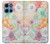 S3705 Fleur florale pastel Etui Coque Housse pour Motorola Moto G 5G (2025)