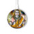 S2287 Seigneur Shiva dieu hindou Chargeur sans fil 15W Type-C iPhone Android Station de charge à lumière LED