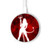 S2455 Sexy Fille du Diable Chargeur sans fil 15W Type-C iPhone Android Station de charge à lumière LED