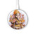 S2820 Dieu hindou Ganesha Ganapati Vinayaka Chargeur sans fil 15W Type-C iPhone Android Station de charge à lumière LED