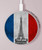 S2859 Drapeau France millésimé Tour Eiffel Chargeur sans fil 15W Type-C iPhone Android Station de charge à lumière LED