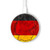 S2935 Allemagne Drapeau Carte Chargeur sans fil 15W Type-C iPhone Android Station de charge à lumière LED