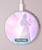 S2992 Princesse Pastel Silhouette Chargeur sans fil 15W Type-C iPhone Android Station de charge à lumière LED
