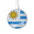 S2995 Uruguay Football Football Chargeur sans fil 15W Type-C iPhone Android Station de charge à lumière LED