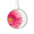 S3044 Rose Gerbera millésimé Chargeur sans fil 15W Type-C iPhone Android Station de charge à lumière LED